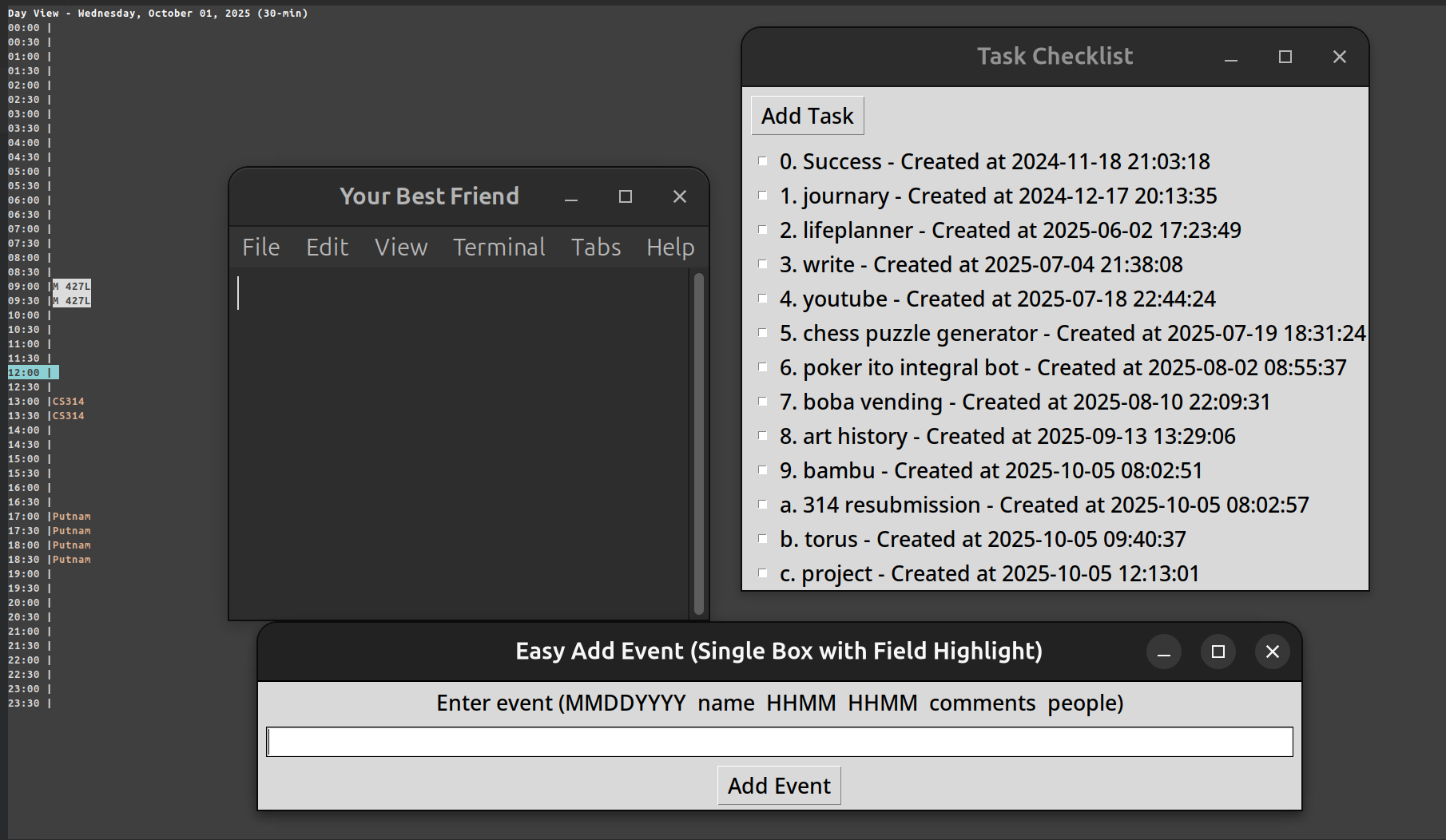 Calendar+TaskList